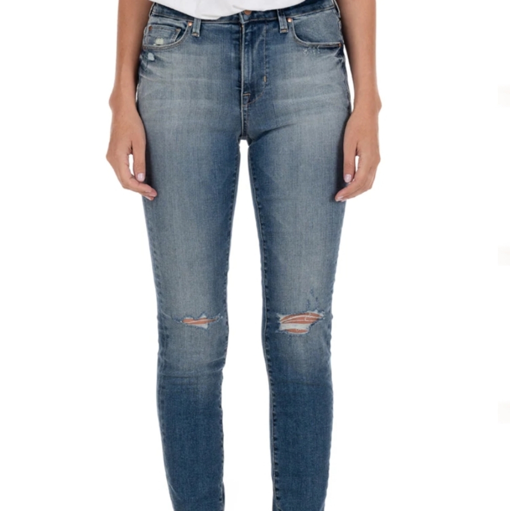 Fidelity Denim Gwen High Rise Skinny Blue Size 30